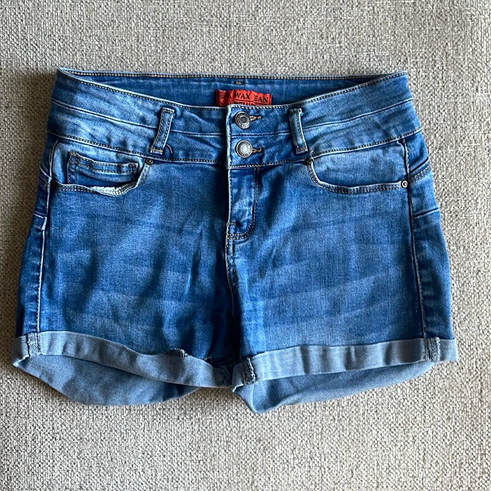 Wax Jean Shorts